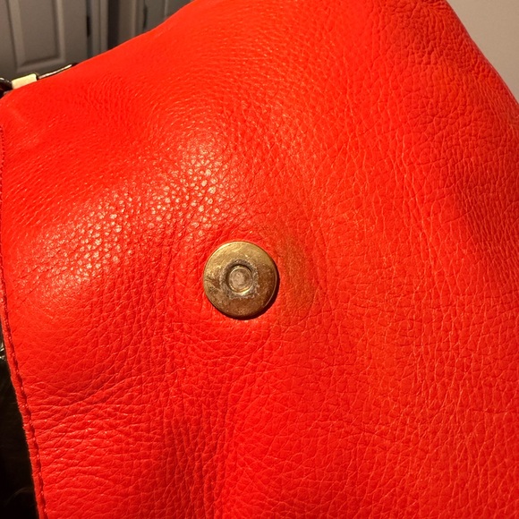 Michael Kors Red Leather Shoulder Bag - Picture 9 of 9
